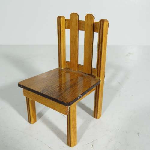 Vintage doll's furniture - Table with 4 chairs