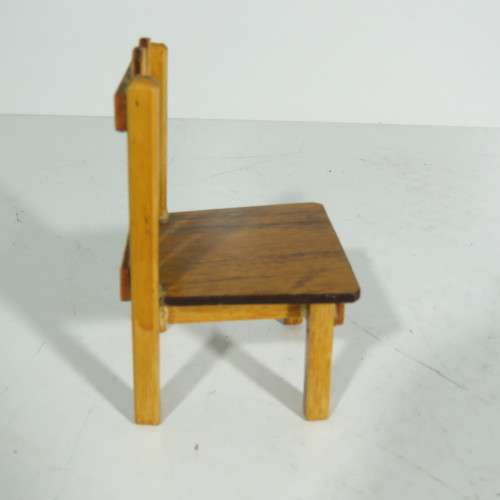 Vintage doll's furniture - Table with 4 chairs