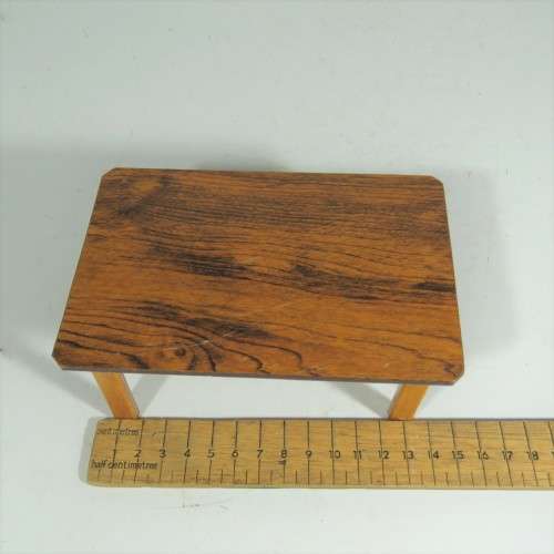 Vintage doll's furniture - Table with 4 chairs