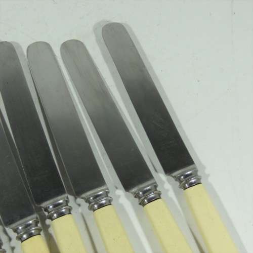 Set of 6 vintage John Turton and Co. Sheffield knives