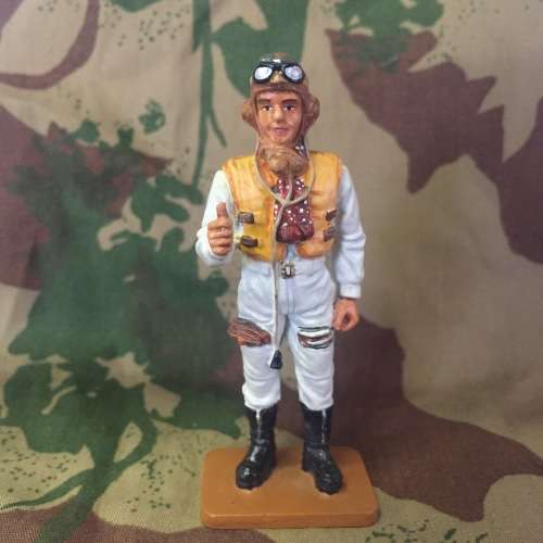 WW2 1940 British RAF Fighter pilot lead soldier - DelPrado collection