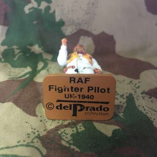 WW2 1940 British RAF Fighter pilot lead soldier - DelPrado collection