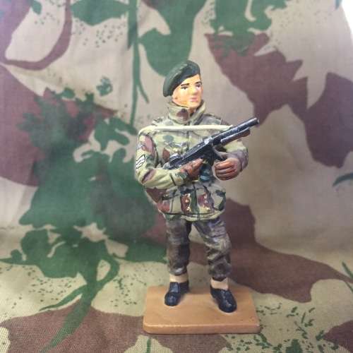 WW2 1944-45 British Army commandos Sergeant lead soldier - DelPrado collection