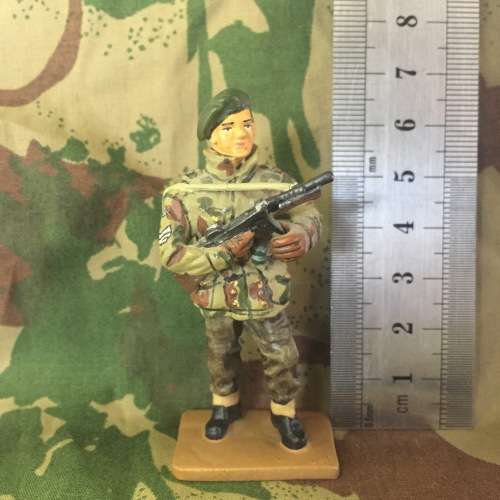 WW2 1944-45 British Army commandos Sergeant lead soldier - DelPrado collection