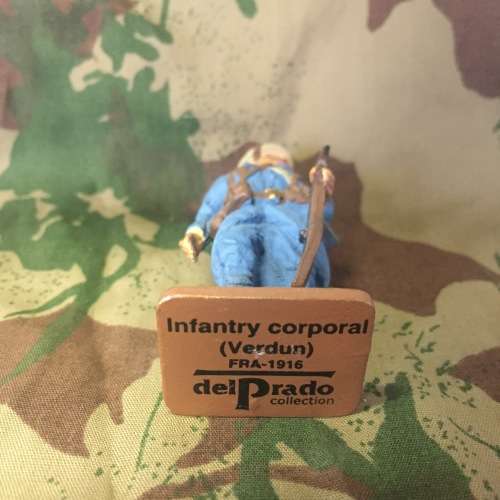 WW1 1916 France Verdun infantry corporal lead soldier - DelPrado collection