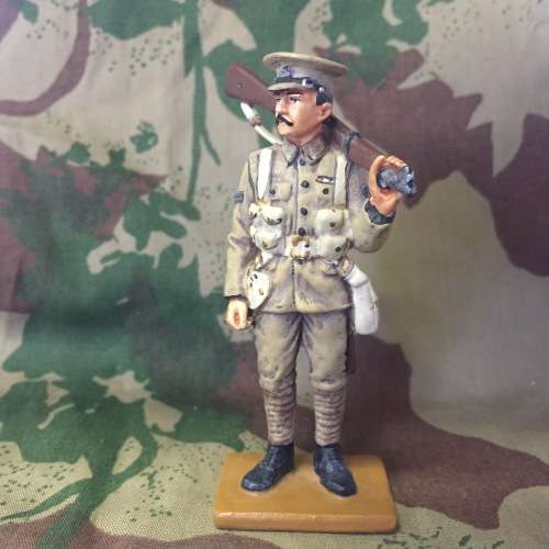 WW1 1914 British Rifle Brigade corporal lead soldier  DelPrado collection