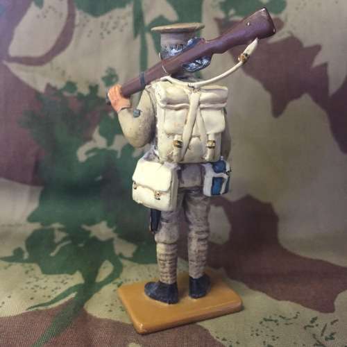 WW1 1914 British Rifle Brigade corporal lead soldier  DelPrado collection