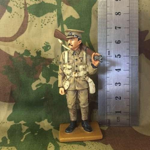 WW1 1914 British Rifle Brigade corporal lead soldier  DelPrado collection