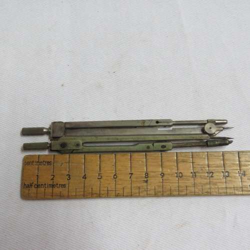 Vintage compass set used by engineer