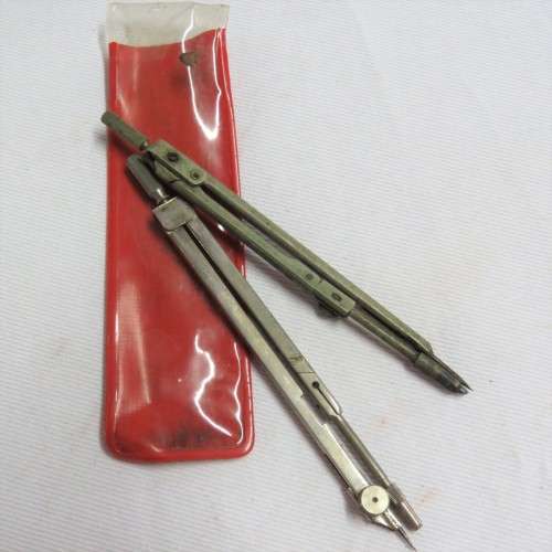 Vintage compass set used by engineer