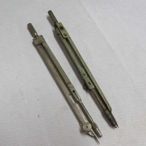 Vintage compass set used by engineer