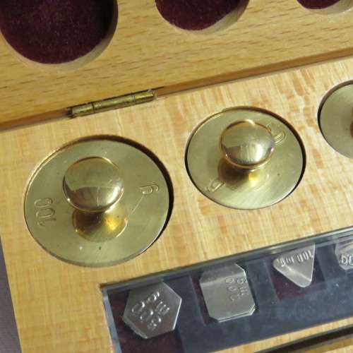 Vintage Bosch calibration weights set  - 1mg to 100g