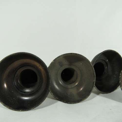 Set of 5 silverplated epergne/epurn flower vases - No stands