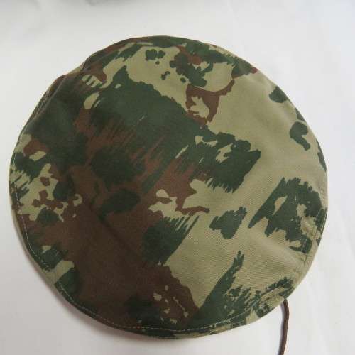 SADF 32 Battalion camo beret with badge and balkie -  Size: 56