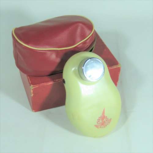 Vintage Thorens Riviera wind up razor in pouch and box - Working