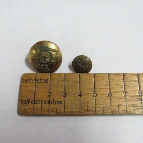 Lot of 58 military buttons