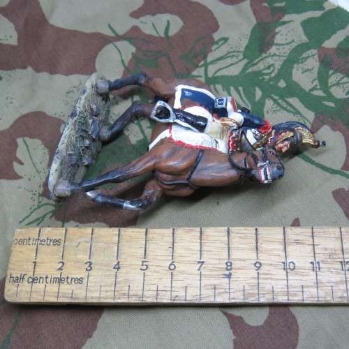 DelPrado Collection 1806-1812 French Cuirassiers trooper 5th regiment lead soldier on horse