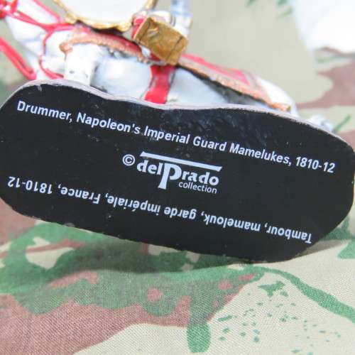 DelPrado Collection 1810-1812 Napoleon's Imperial guard mamelukes drummer lead soldier on horse