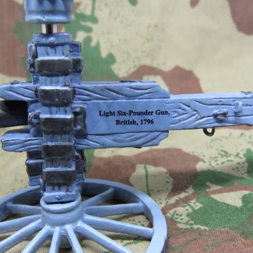 DelPrado 1796 British Light six-pounder gun lead canon
