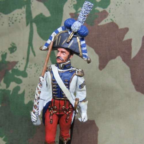 DelPrado 1810 Westfalian Troops drum major lead soldier