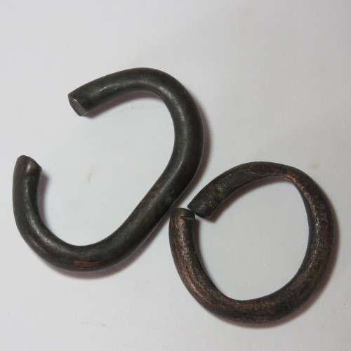 Pair of Antique Ovambo Copper bangles
