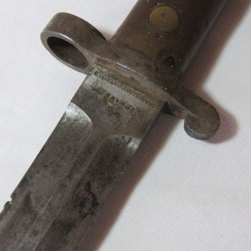 Sanderson Boer War P1888 . 303 bayonet - Bayonet length 43 cm - Blade 30 cm