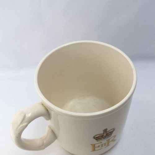 1953 Queen Elizabeth II Coronation souvenir mug