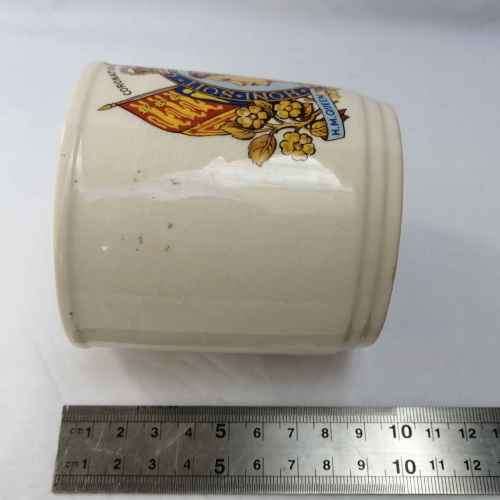 1953 Queen Elizabeth II Coronation souvenir mug