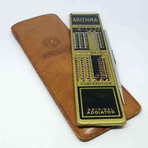 Vintage Arithma original Addiator - manual caculator