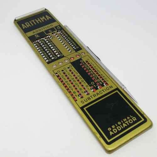Vintage Arithma original Addiator - manual caculator