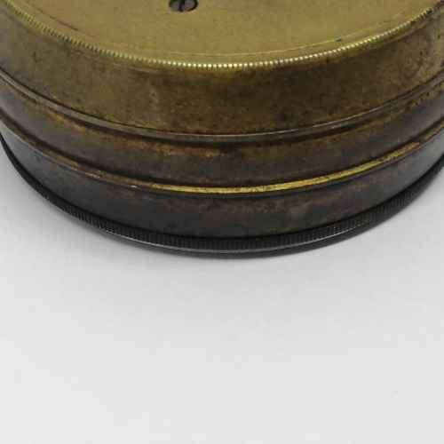 Antique Compenated pocket barometer and thermometer - missing top ring