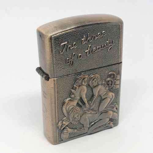 The Three of Beauty Zippo style lighter