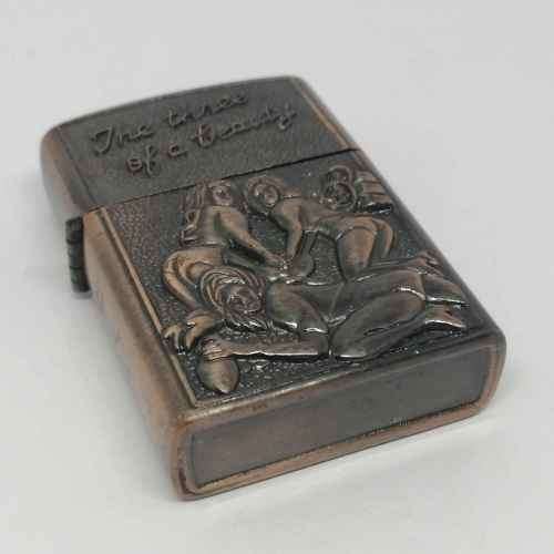 The Three of Beauty Zippo style lighter