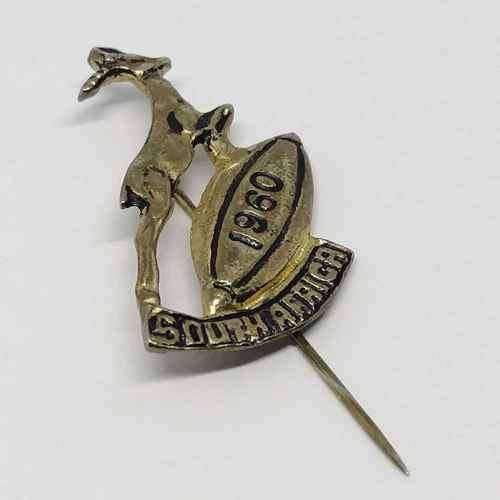 1960 Springbok Rugby tour stick pin badge