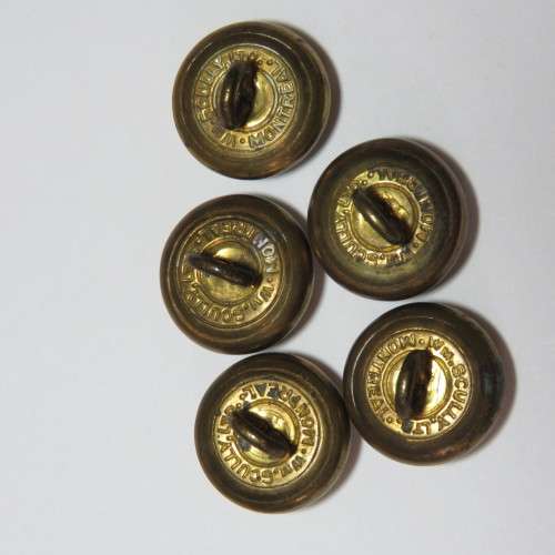 Canada Royal Medical Corps buttons - Lot of 5 smaller buttons