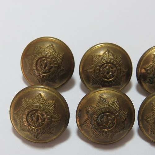 The Cheshire Regiment - Pocket buttons - Made by Firmin and Sons, London