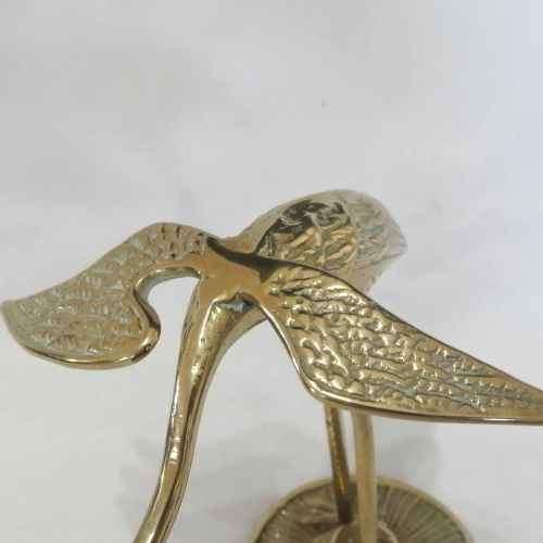 Vintage Brass flamingo figurine