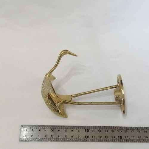 Vintage Brass flamingo figurine