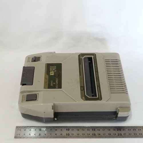 Vintage Hitex TV games console with 2 controllers - not tested