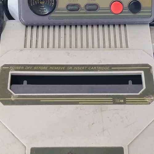 Vintage Hitex TV games console with 2 controllers - not tested