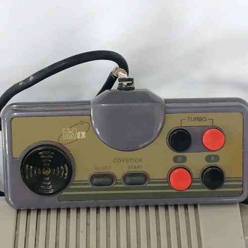 Vintage Hitex TV games console with 2 controllers - not tested