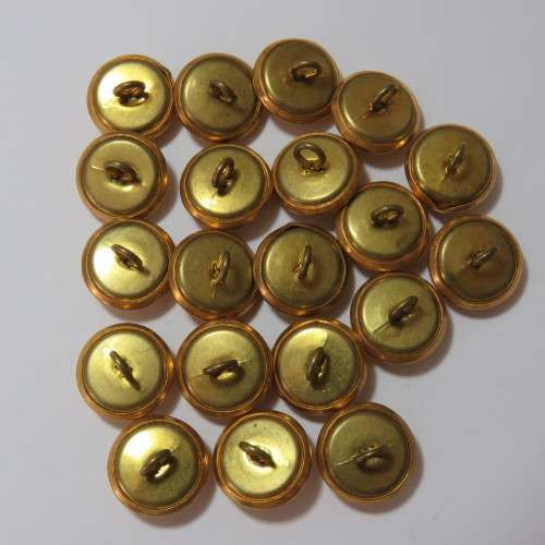 South African Defense Force military buttons - Lot of 20 later small size buttons