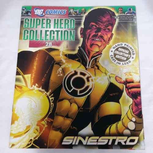 Eaglemoss DC Comics Super Hero Collection #28 - Sinestro figurine with magazine