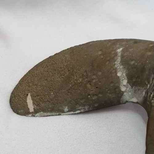 Antique brass boat propeller