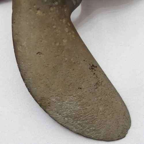 Antique brass boat propeller