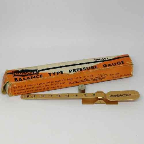 Vintage Nagaoka balance type Pressure gauge for record player