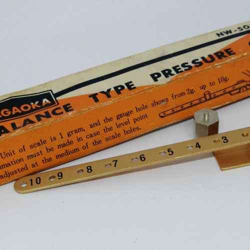 Vintage Nagaoka balance type Pressure gauge for record player