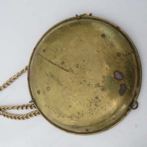 Vintage brass balancing scale - Height 41 cm