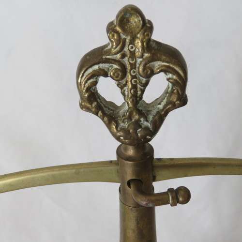 Vintage brass balancing scale - Height 41 cm