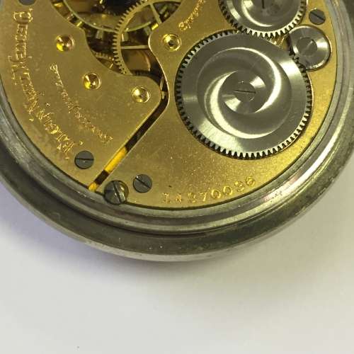 Antique 1903 Elgin pocketwatch in silveroid case - serial 14370036 - open face - working